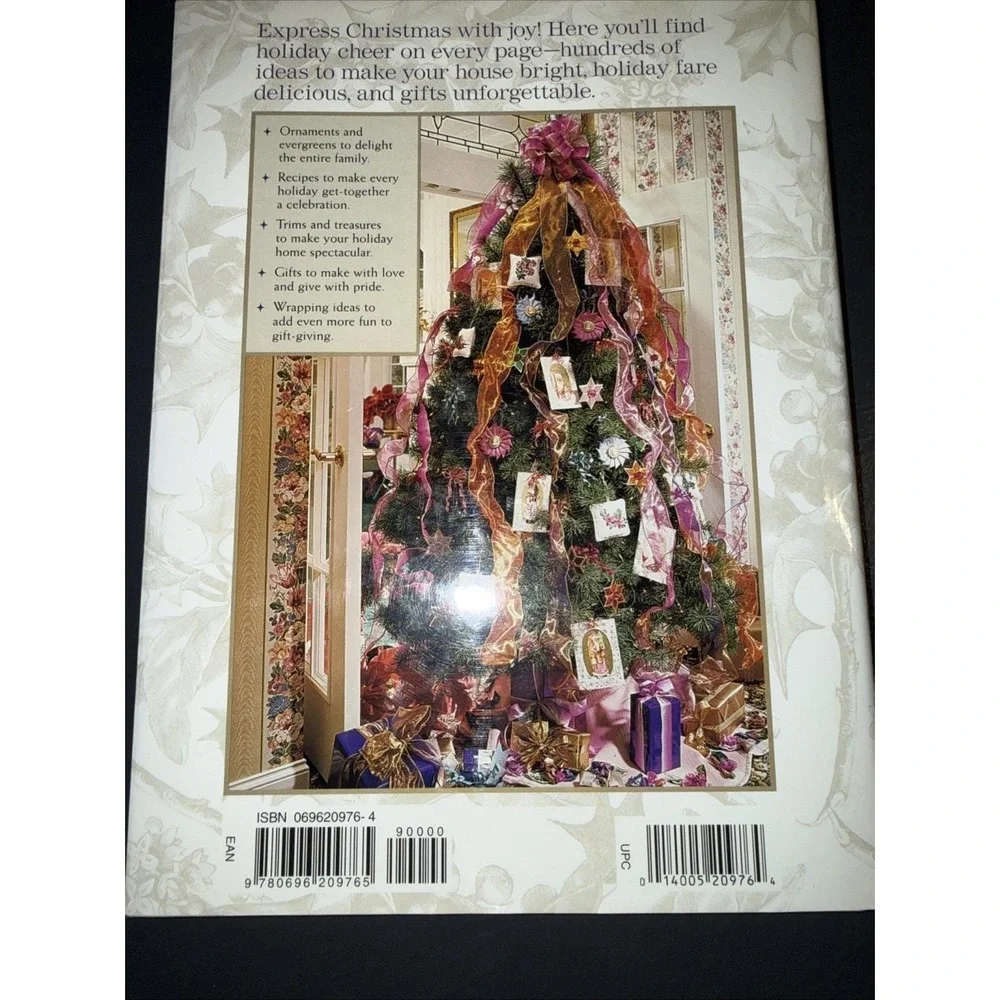 Vintage 1999 Christmas‎ All Through The House Crafts Cookbook Recipes Cook Book